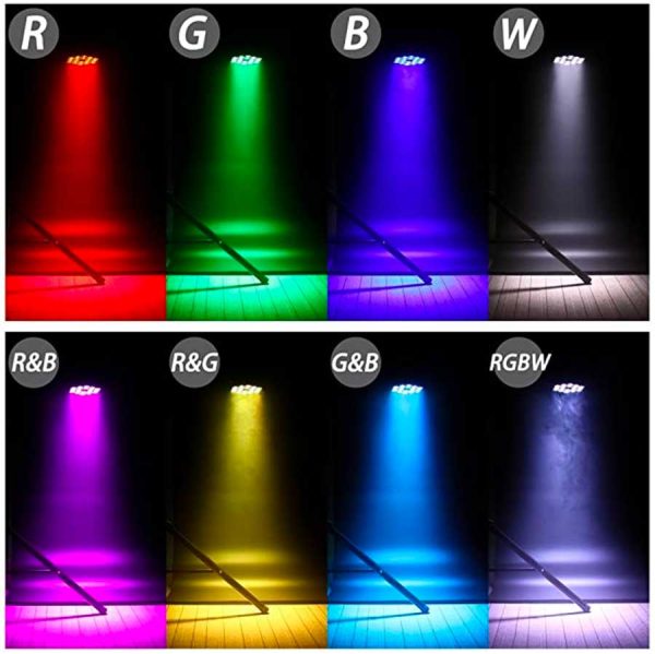 Hyr LED belysning 18x 10W LED Auto Voice DMX Control belysning - Bild 2